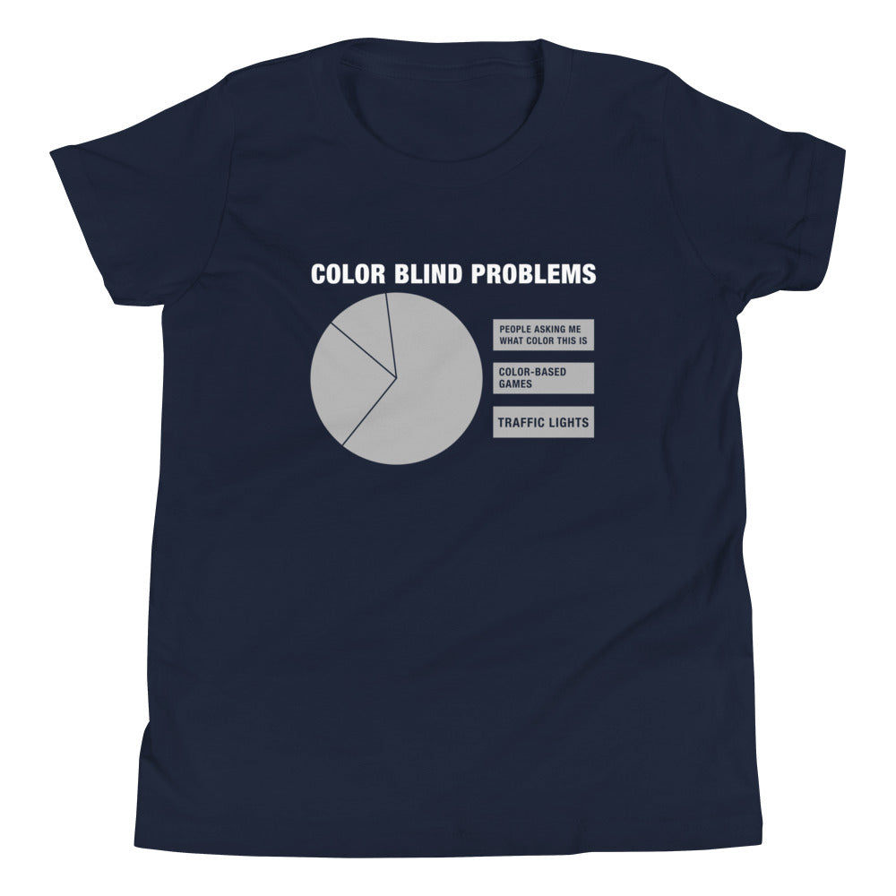 Color Blind Problems Kid's - Adult & Kids T-Shirts, Sweatshirts & Hoodies apparel design preview 1