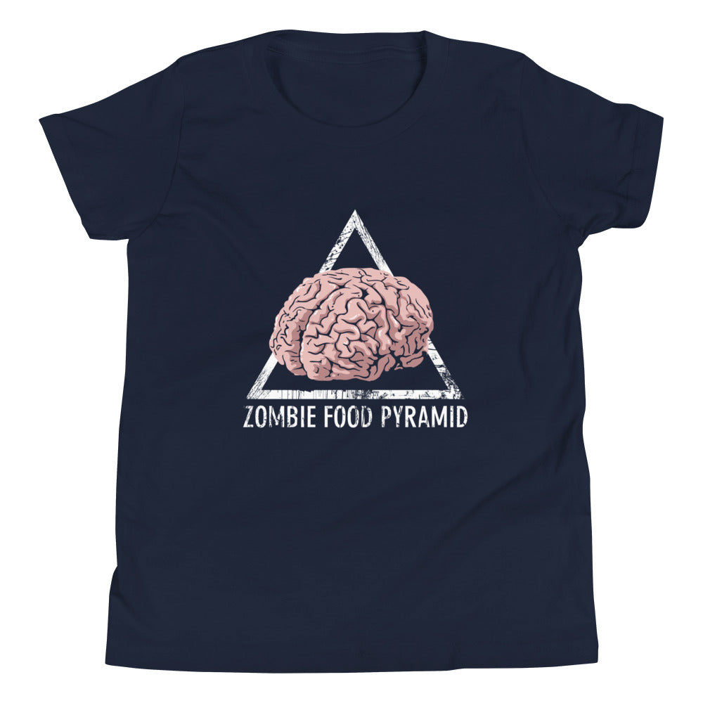 Zombie Food Pyramid Kid's - Adult & Kids T-Shirts, Sweatshirts & Hoodies apparel design preview 1