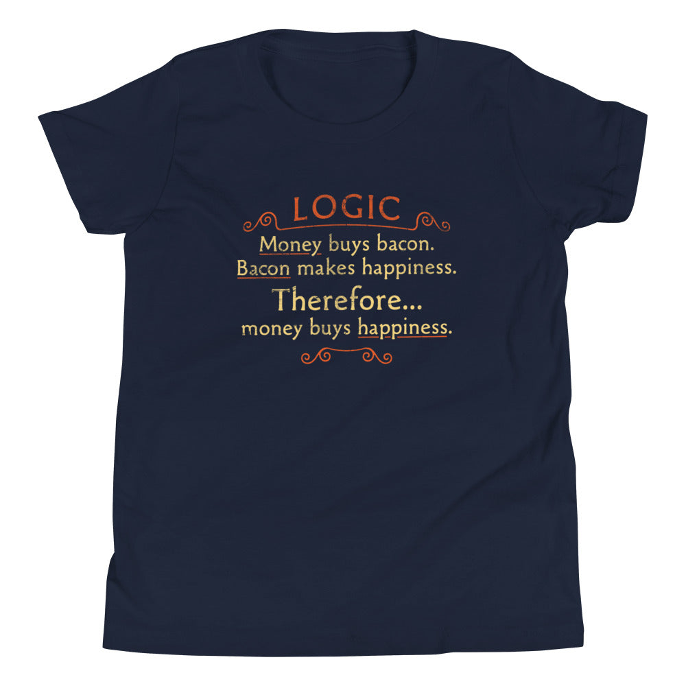 Money Buys Happiness Kid's - Adult & Kids T-Shirts, Sweatshirts & Hoodies apparel design preview 1
