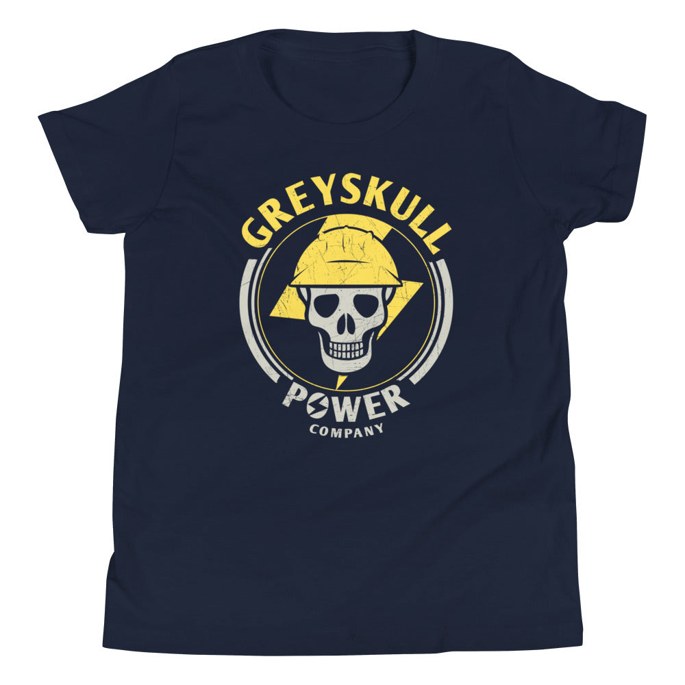 Greyskull Power Company Kid's - Adult & Kids T-Shirts, Sweatshirts & Hoodies apparel design preview 1
