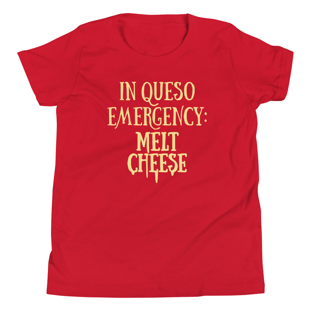 In Queso Emergency: Melt Cheese Kid's - Adult & Kids T-Shirts, Sweatshirts & Hoodies apparel design preview 1