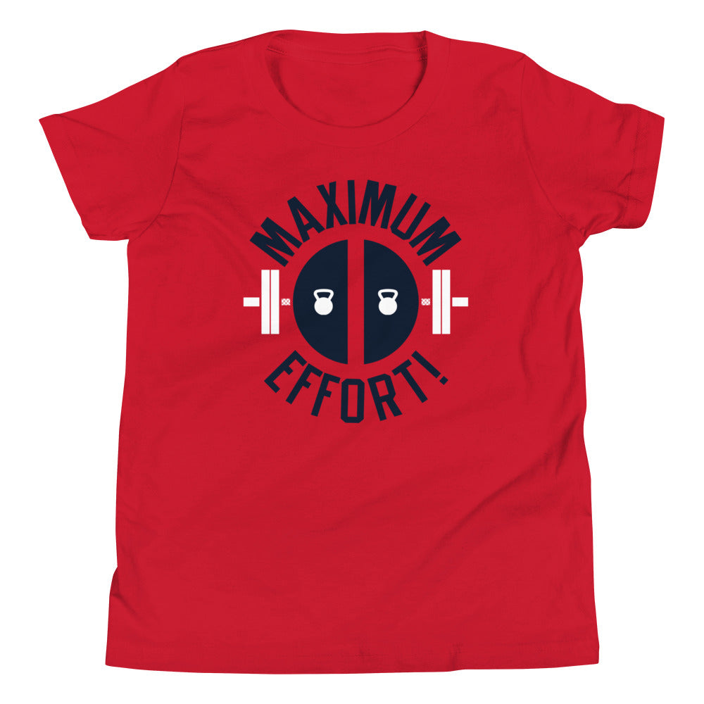 Maximum Effort! Kid's - Adult & Kids T-Shirts, Sweatshirts & Hoodies apparel design preview 1