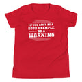 Be A Warning Kid's - Adult & Kids T-Shirts, Sweatshirts & Hoodies apparel design preview 1