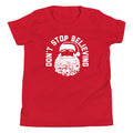 Don't Stop Believing Santa Kid's - Adult & Kids T-Shirts, Sweatshirts & Hoodies apparel design preview 1