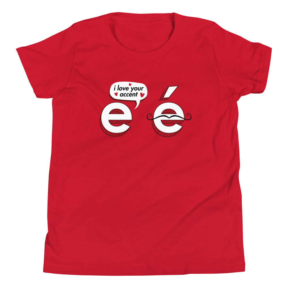 I Love Your Accent Kid's - Adult & Kids T-Shirts, Sweatshirts & Hoodies apparel design preview 1