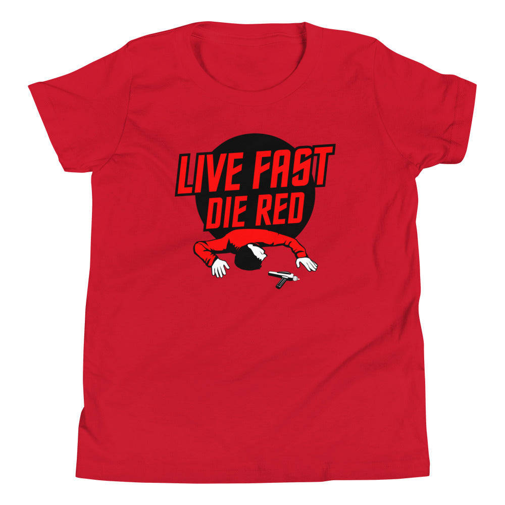 Live Fast Die Red Kid's - Adult & Kids T-Shirts, Sweatshirts & Hoodies apparel design preview 1