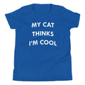 My Cat Thinks I'm Cool Kid's - Adult & Kids T-Shirts, Sweatshirts & Hoodies apparel design preview 1