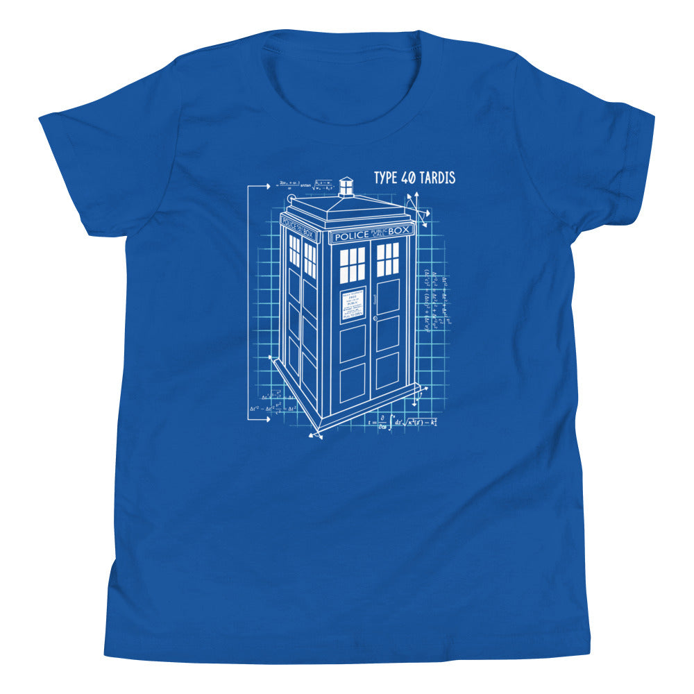 Type 40 Tardis Kid's - Adult & Kids T-Shirts, Sweatshirts & Hoodies apparel design preview 1