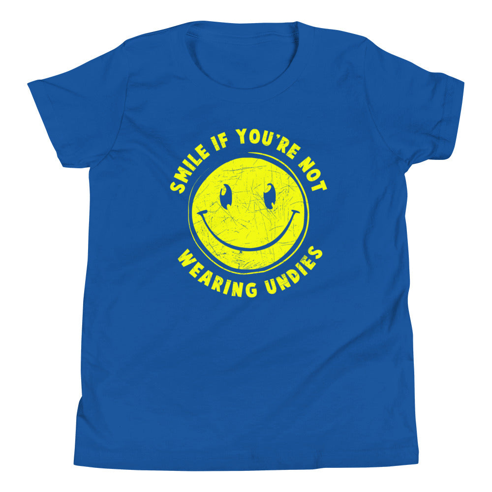 Smile For No Undies Kid's - Adult & Kids T-Shirts, Sweatshirts & Hoodies apparel design preview 1