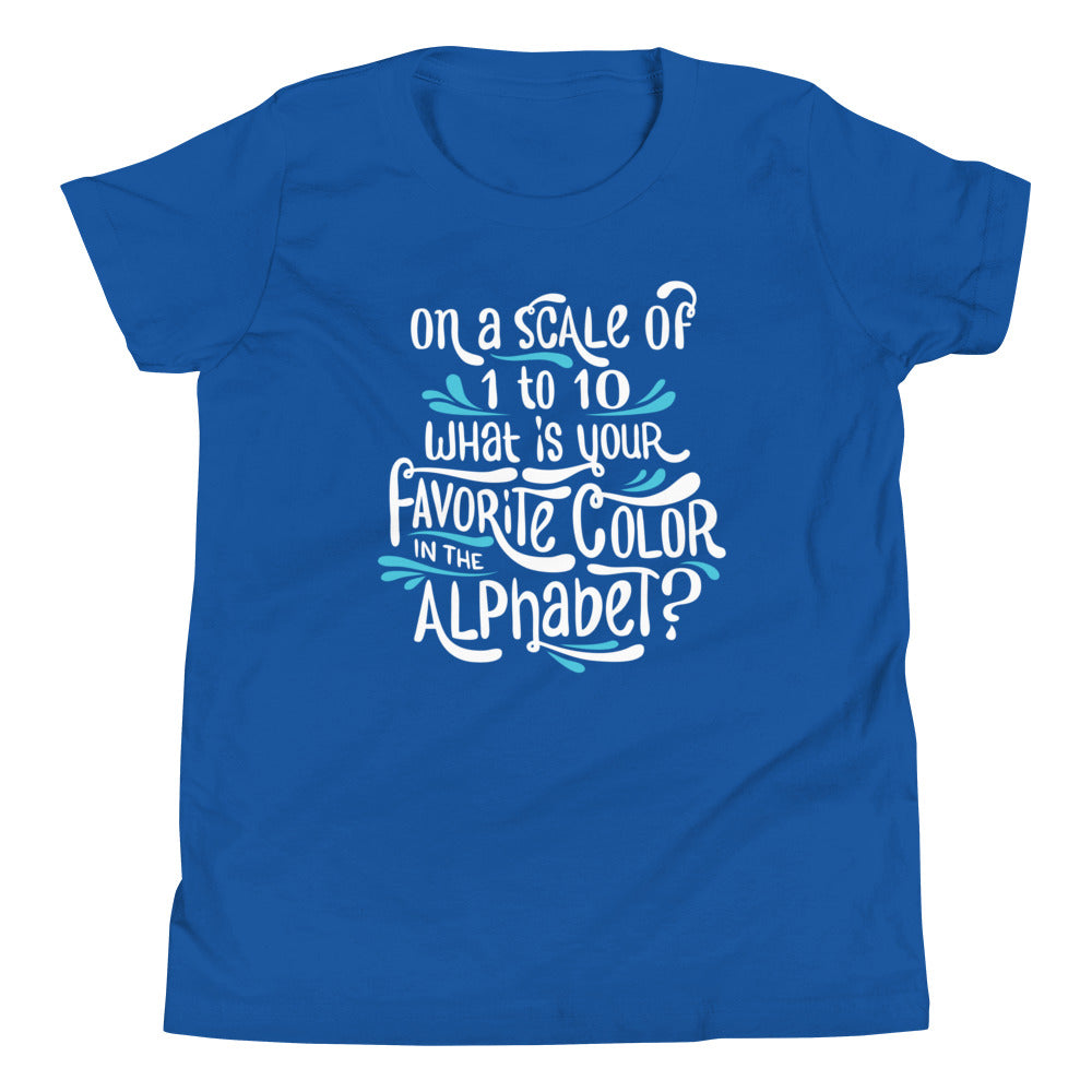 Favorite Color In The Alphabet Kid's - Adult & Kids T-Shirts, Sweatshirts & Hoodies apparel design preview 1
