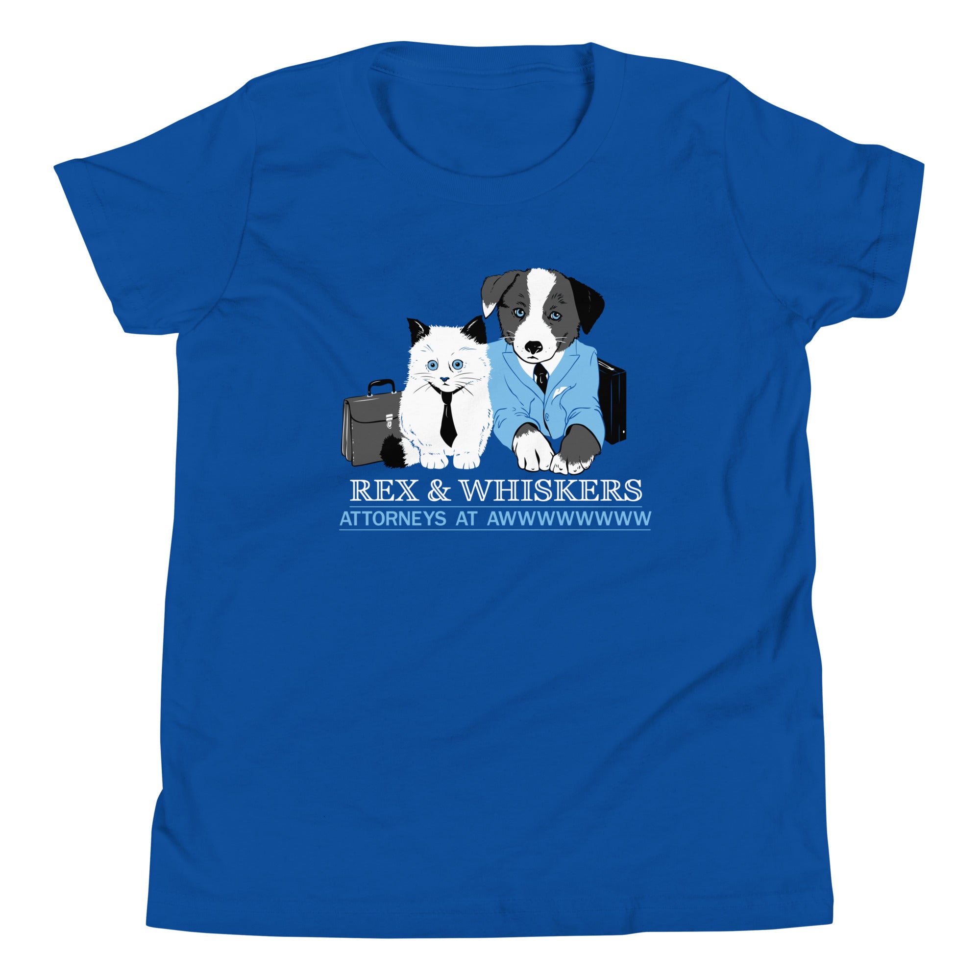 Rex and Whiskers Attorneys Kid's - Adult & Kids T-Shirts, Sweatshirts & Hoodies apparel design preview 1
